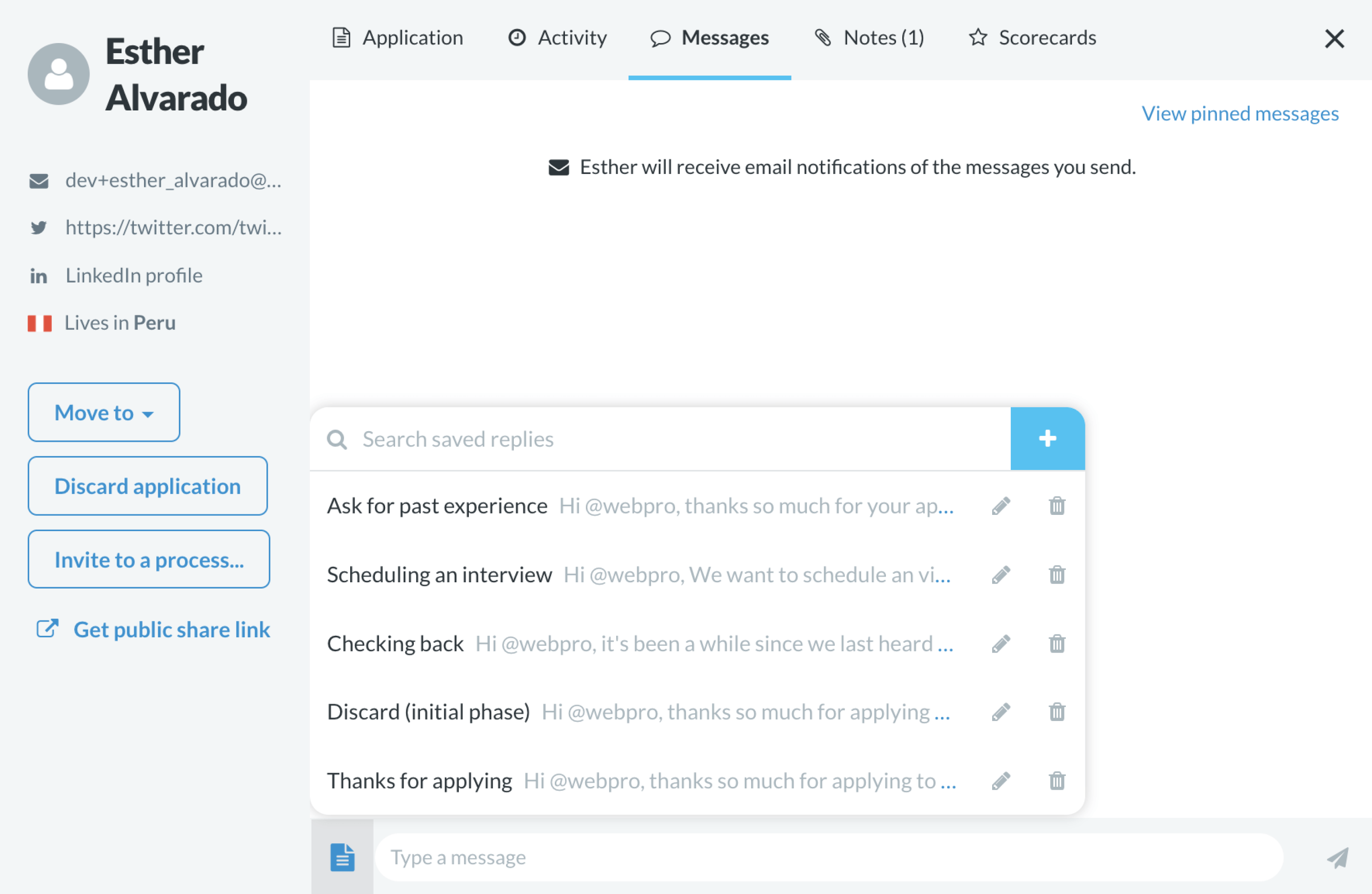 Contact your candidates faster