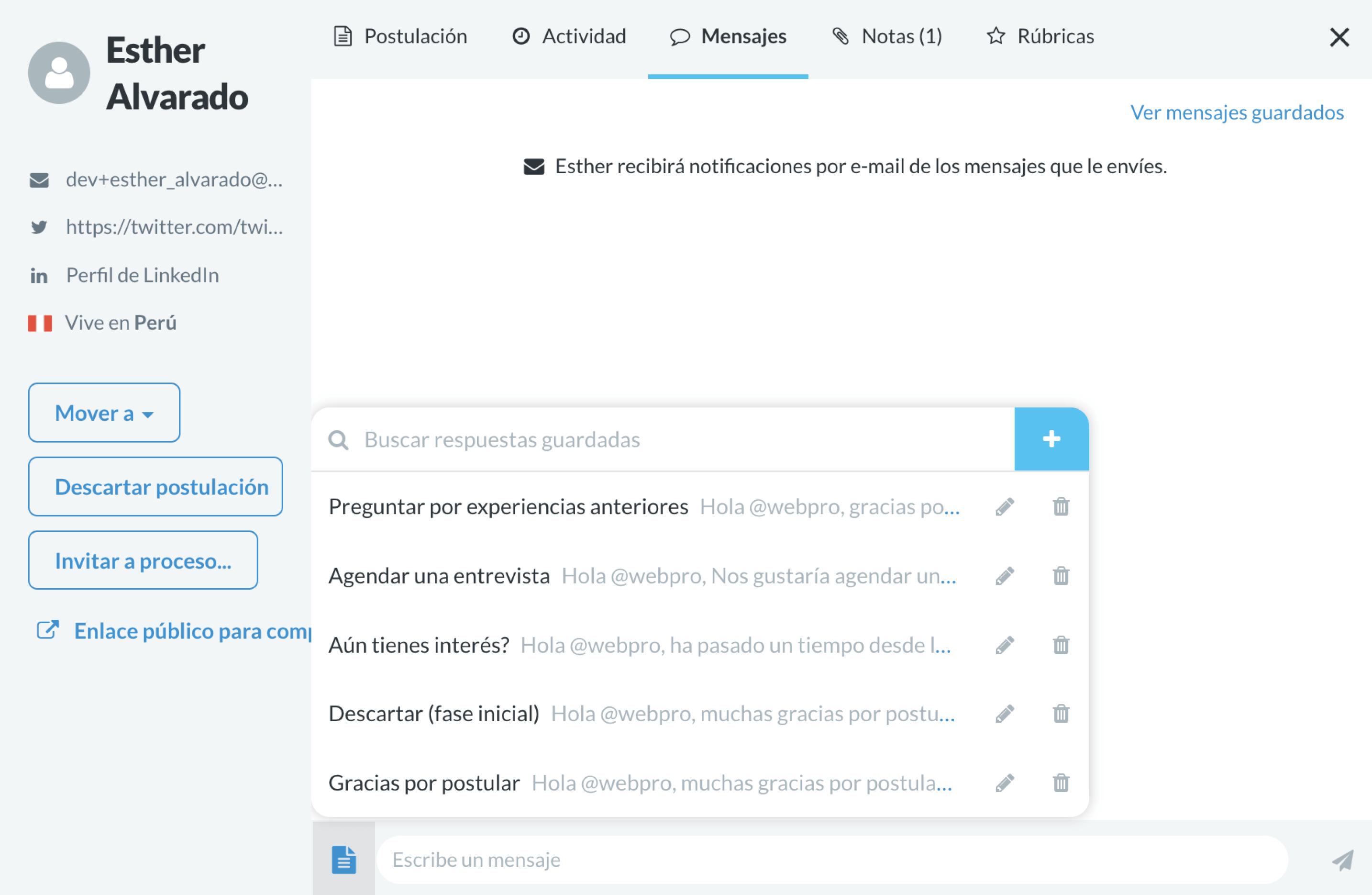 Contacta a tus candidatos más rápidamente