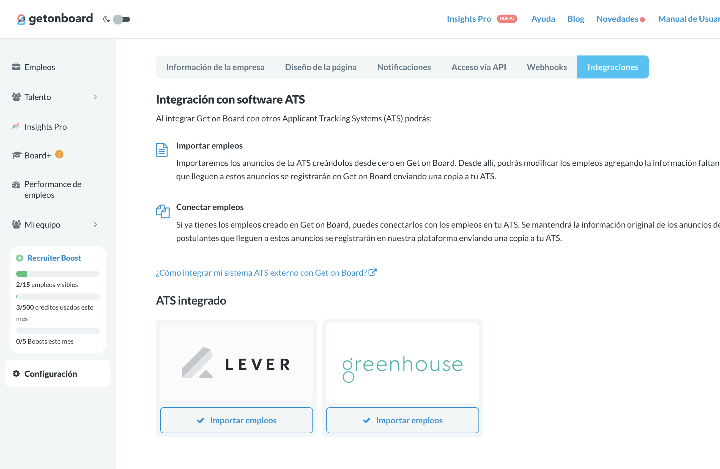 Integraciones y API